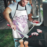 Mawhero Paua shell Kowhaiwhai Taniko Personalised Apron Manta Ray Shark-Turtle Maori Tribal Style