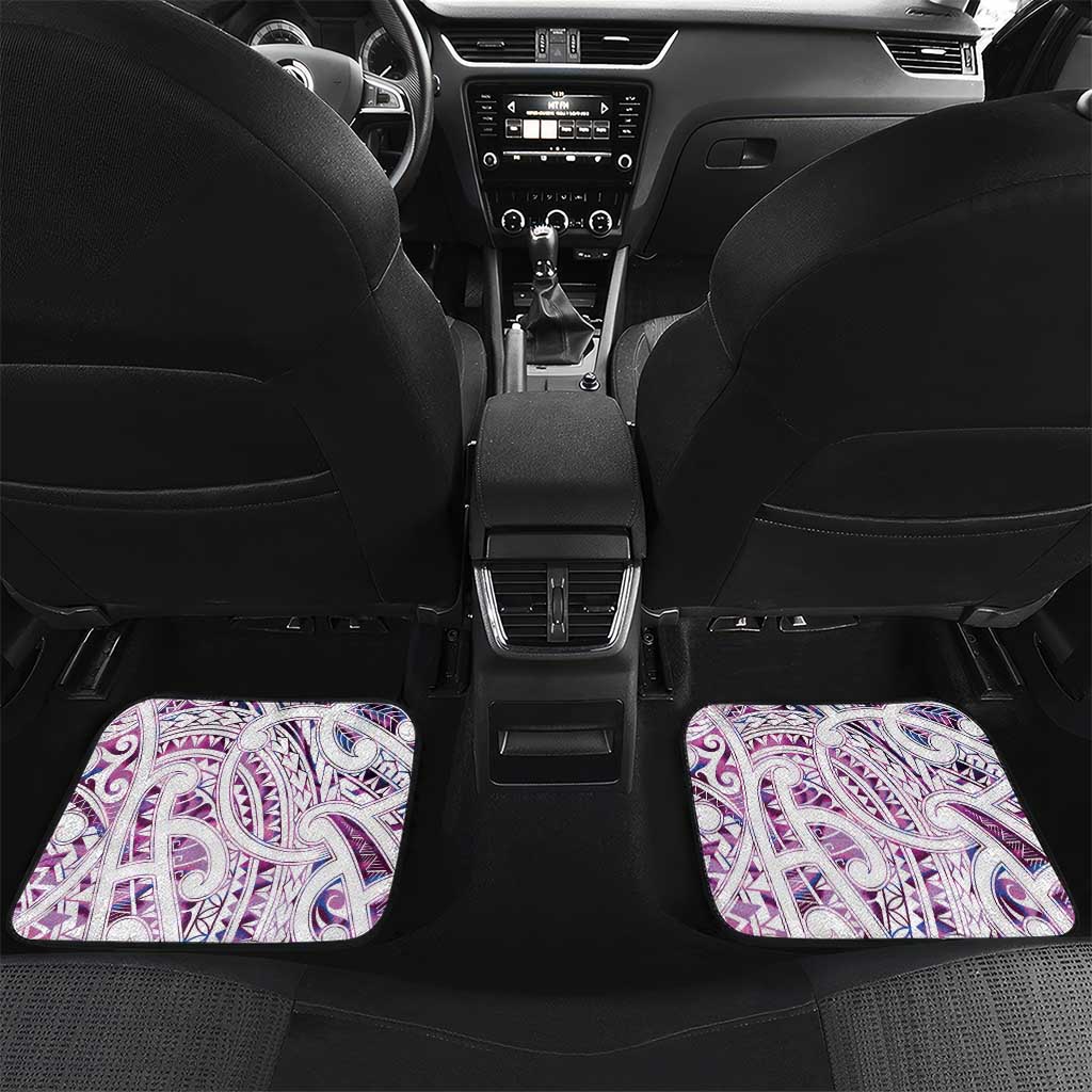 Mawhero Paua shell Kowhaiwhai Taniko Personalised Car Mats Manta Ray Shark-Turtle Maori Tribal Style