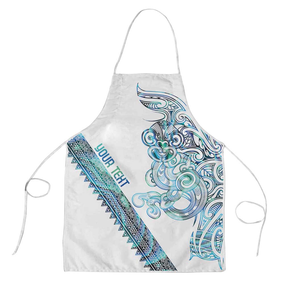 Kahui Whetu Paua shell Kowhaiwhai Taniko Personalised Apron Taniwha Maori Tribal Style
