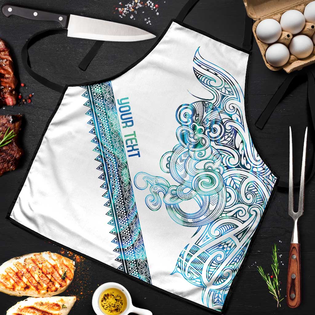 Kahui Whetu Paua shell Kowhaiwhai Taniko Personalised Apron Taniwha Maori Tribal Style