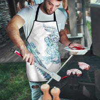 Kahui Whetu Paua shell Kowhaiwhai Taniko Personalised Apron Taniwha Maori Tribal Style