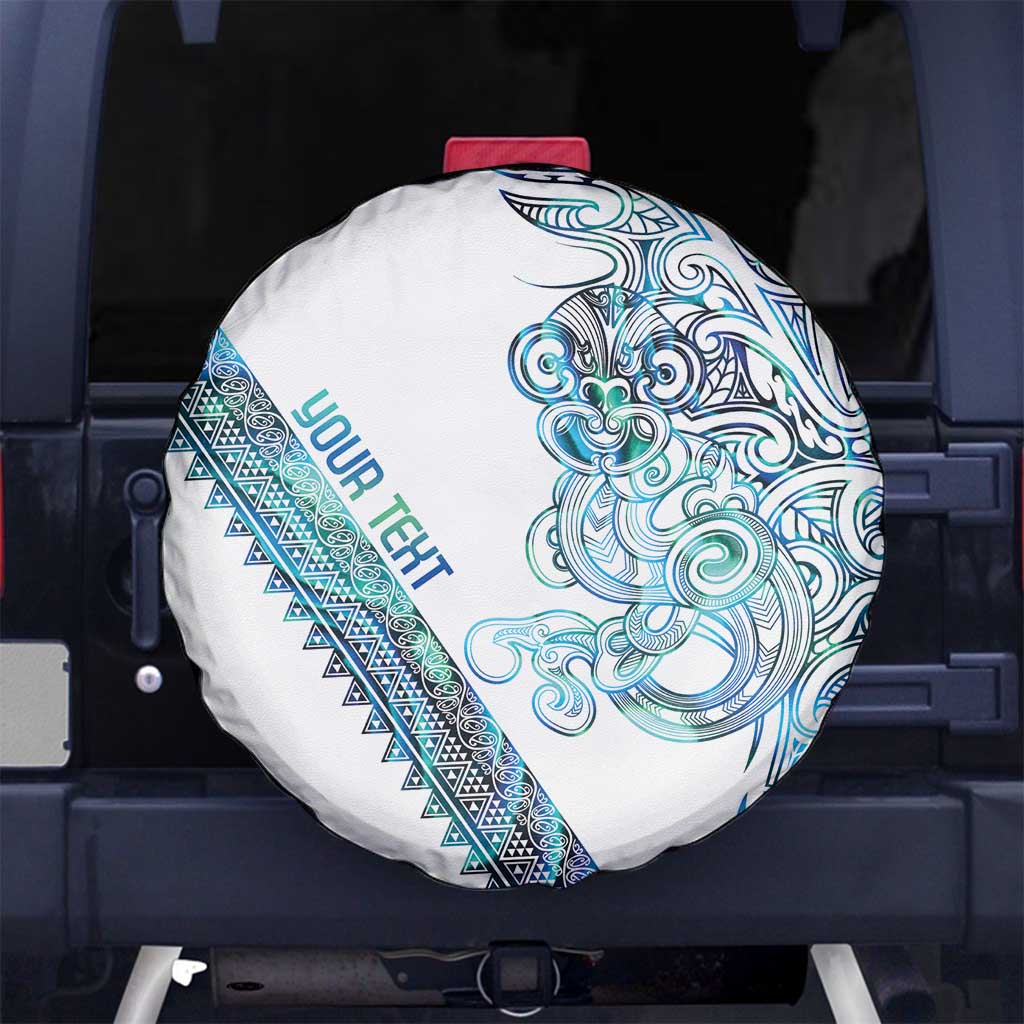 Kahui Whetu Paua shell Kowhaiwhai Taniko Personalised Spare Tire Cover Taniwha Maori Tribal Style