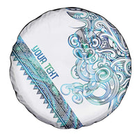 Kahui Whetu Paua shell Kowhaiwhai Taniko Personalised Spare Tire Cover Taniwha Maori Tribal Style