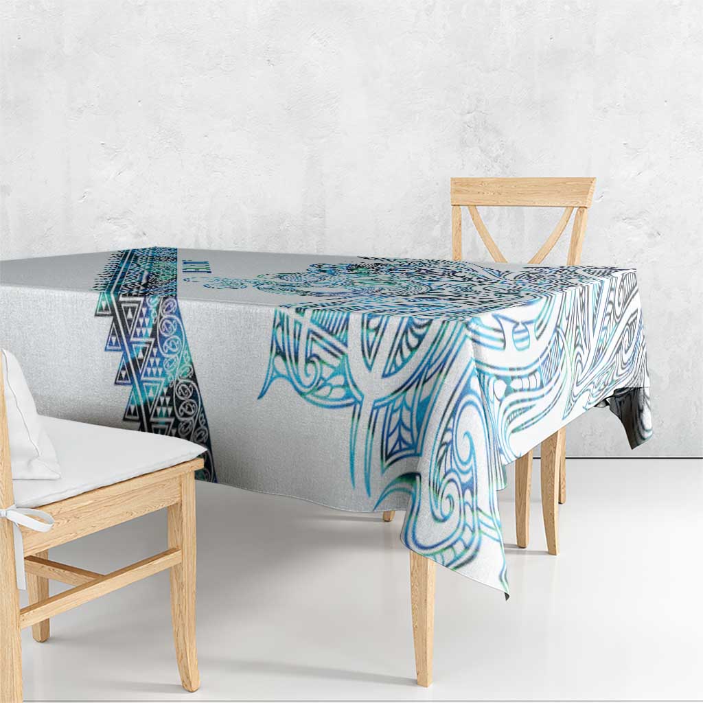 Kahui Whetu Paua shell Kowhaiwhai Taniko Personalised Tablecloth Taniwha Maori Tribal Style
