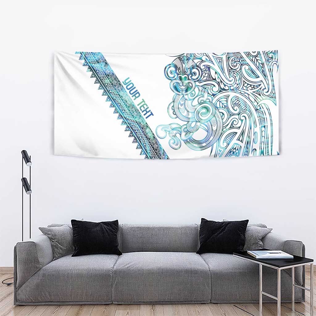 Kahui Whetu Paua shell Kowhaiwhai Taniko Personalised Tapestry Taniwha Maori Tribal Style