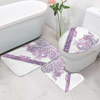 Mawhero Paua shell Kowhaiwhai Taniko Personalised Bathroom Set Taniwha Maori Tribal Style
