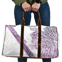 Mawhero Paua shell Kowhaiwhai Taniko Personalised Travel Bag Taniwha Maori Tribal Style