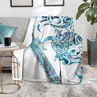 Kahui Whetu Paua shell Kowhaiwhai Taniko Personalised Blanket Turtle Tattoo Maori Tribal Style