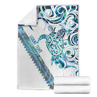 Kahui Whetu Paua shell Kowhaiwhai Taniko Personalised Blanket Turtle Tattoo Maori Tribal Style