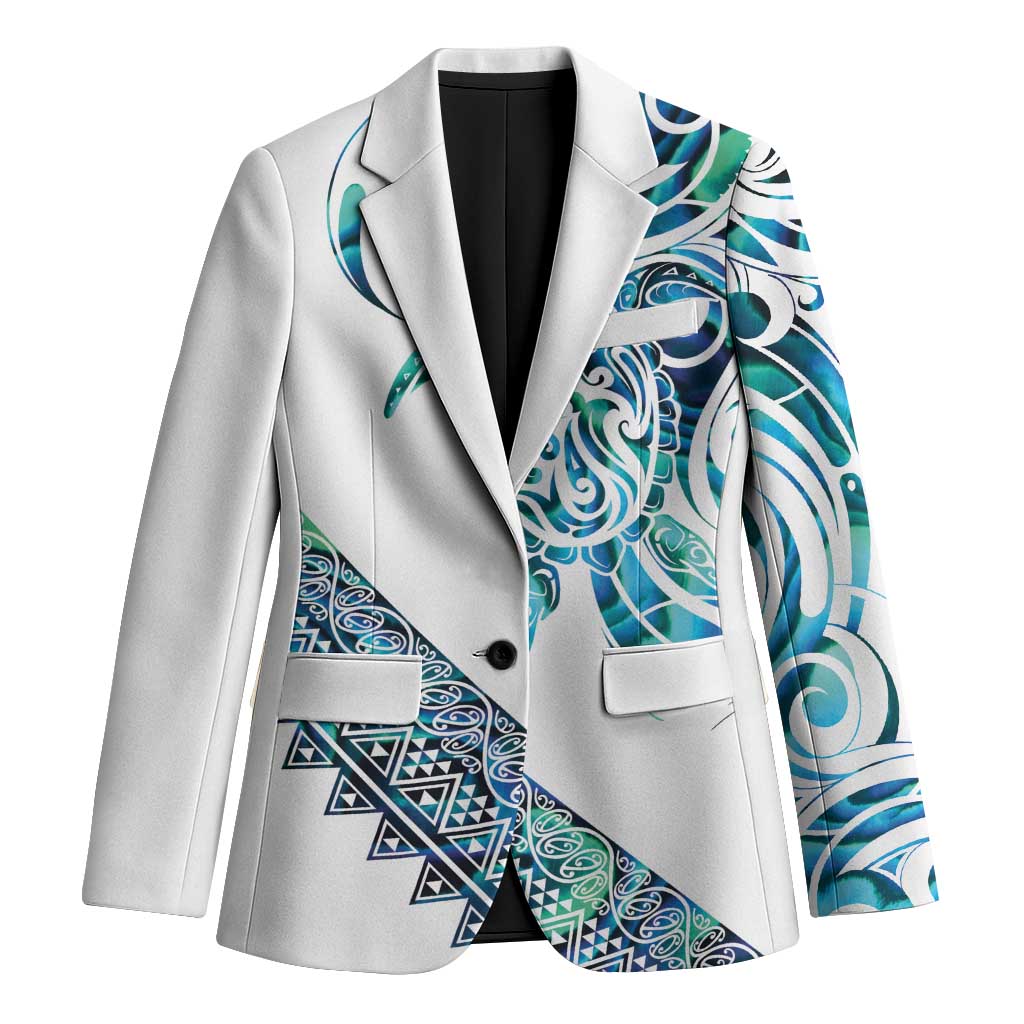 Kahui Whetu Paua shell Kowhaiwhai Taniko Personalised Blazer Turtle Tattoo Maori Tribal Style