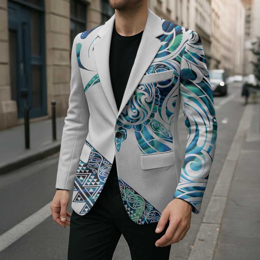 Kahui Whetu Paua shell Kowhaiwhai Taniko Personalised Blazer Turtle Tattoo Maori Tribal Style