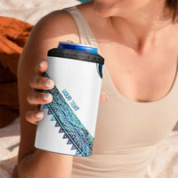 Kahui Whetu Paua shell Kowhaiwhai Taniko Personalised 4 in 1 Can Cooler Tumbler Turtle Tattoo Maori Tribal Style LT9 - Polynesian Pride