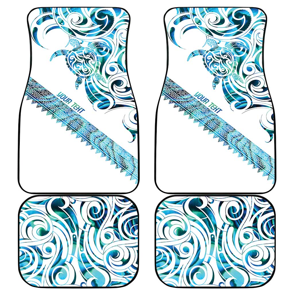 Kahui Whetu Paua shell Kowhaiwhai Taniko Personalised Car Mats Turtle Tattoo Maori Tribal Style