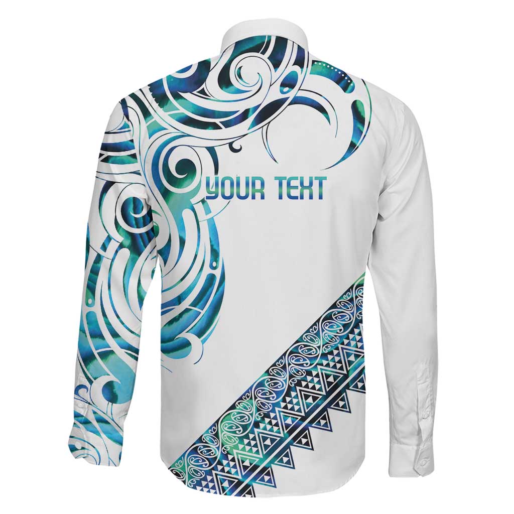 Kahui Whetu Paua shell Kowhaiwhai Taniko Personalised Family Matching Puletasi and Hawaiian Shirt Turtle Tattoo Maori Tribal Style LT9 - Polynesian Pride