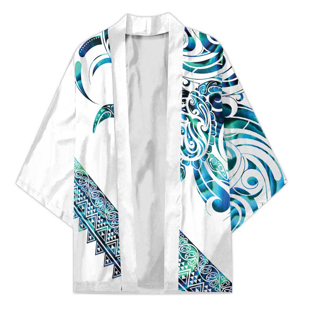 Kahui Whetu Paua shell Kowhaiwhai Taniko Personalised Kimono Turtle Tattoo Maori Tribal Style