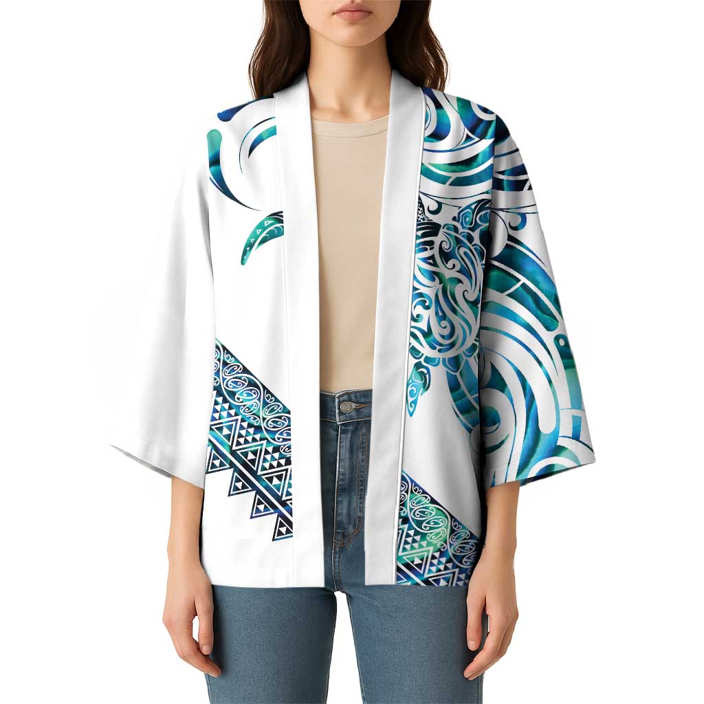 Kahui Whetu Paua shell Kowhaiwhai Taniko Personalised Kimono Turtle Tattoo Maori Tribal Style