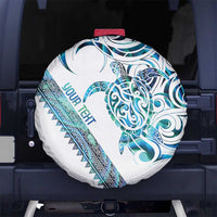 Kahui Whetu Paua shell Kowhaiwhai Taniko Personalised Spare Tire Cover Turtle Tattoo Maori Tribal Style