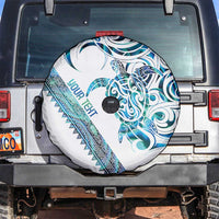 Kahui Whetu Paua shell Kowhaiwhai Taniko Personalised Spare Tire Cover Turtle Tattoo Maori Tribal Style