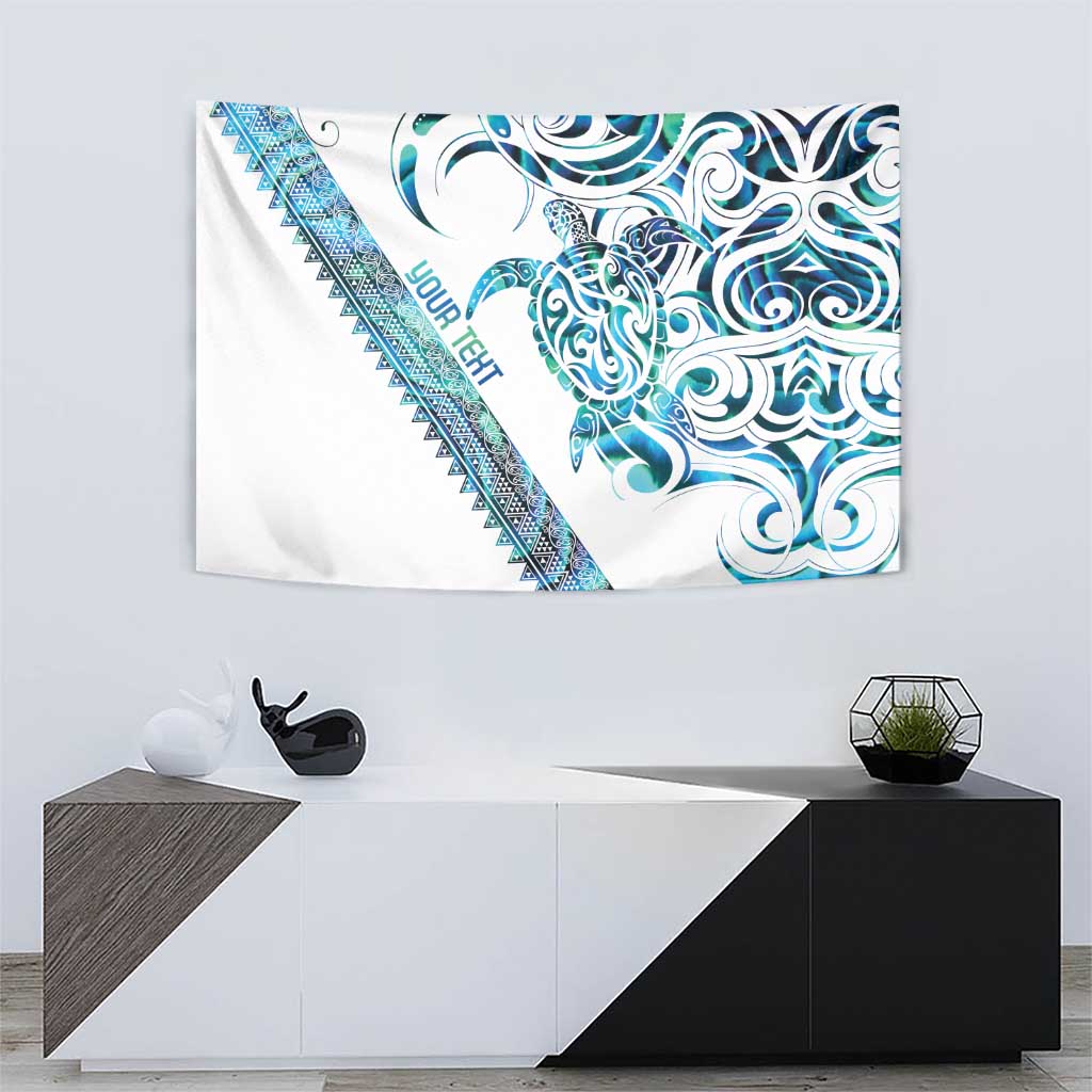 Kahui Whetu Paua shell Kowhaiwhai Taniko Personalised Tapestry Turtle Tattoo Maori Tribal Style