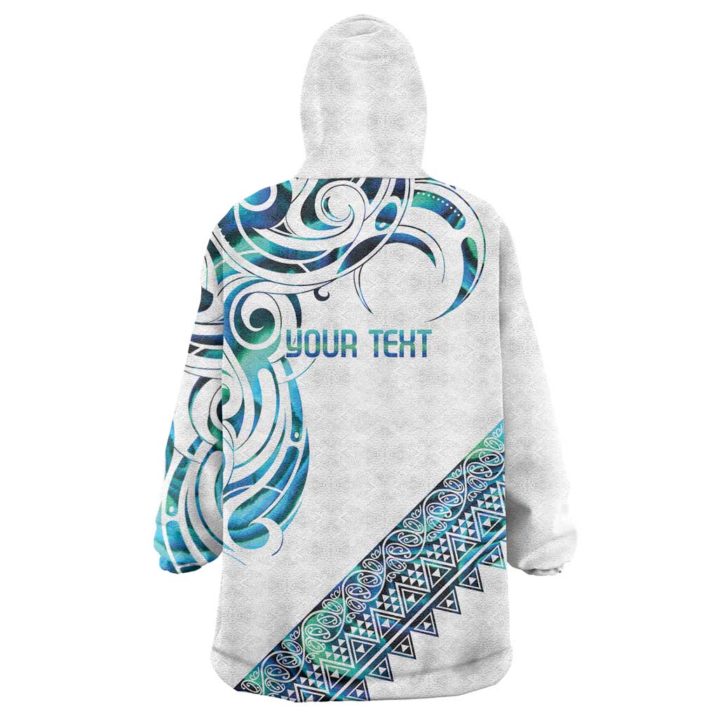 Kahui Whetu Paua shell Kowhaiwhai Taniko Personalised Wearable Blanket Hoodie Turtle Tattoo Maori Tribal Style LT9 - Polynesian Pride