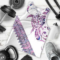 Mawhero Paua shell Kowhaiwhai Taniko Personalised Men Tank Top Turtle Tattoo Maori Tribal Style LT9 - Polynesian Pride