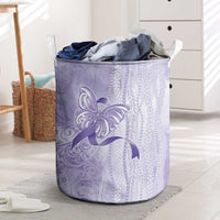 Epilepsy Awareness Laundry Basket Maile Pikake Lokelani Crown Flower Lei Inspired