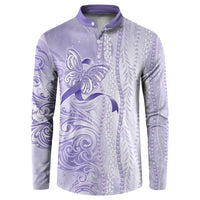 Epilepsy Awareness Button Sweatshirt Maile Pikake Lokelani Crown Flower Lei Inspired