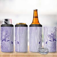 Epilepsy Awareness 4 in 1 Can Cooler Tumbler Maile Pikake Lokelani Crown Flower Lei Inspired