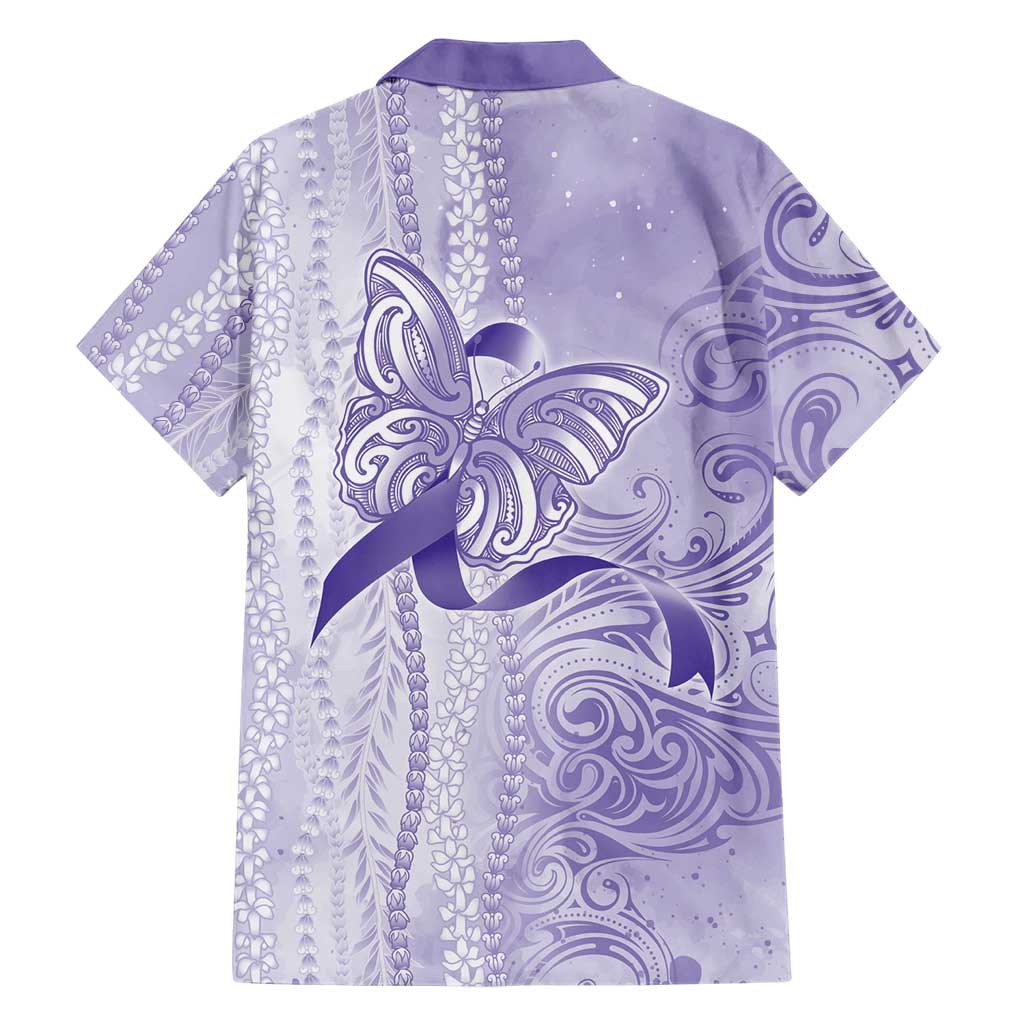 Epilepsy Awareness Family Matching Long Sleeve Bodycon Dress and Hawaiian Shirt Maile Pikake Lokelani Crown Flower Lei Inspired LT9 - Polynesian Pride