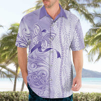Epilepsy Awareness Hawaiian Shirt Maile Pikake Lokelani Crown Flower Lei Inspired