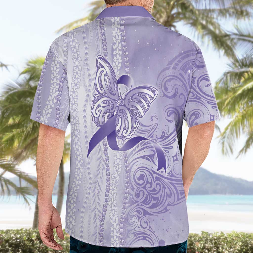 Epilepsy Awareness Hawaiian Shirt Maile Pikake Lokelani Crown Flower Lei Inspired