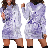 Epilepsy Awareness Hoodie Dress Maile Pikake Lokelani Crown Flower Lei Inspired