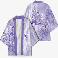 Epilepsy Awareness Kimono Maile Pikake Lokelani Crown Flower Lei Inspired