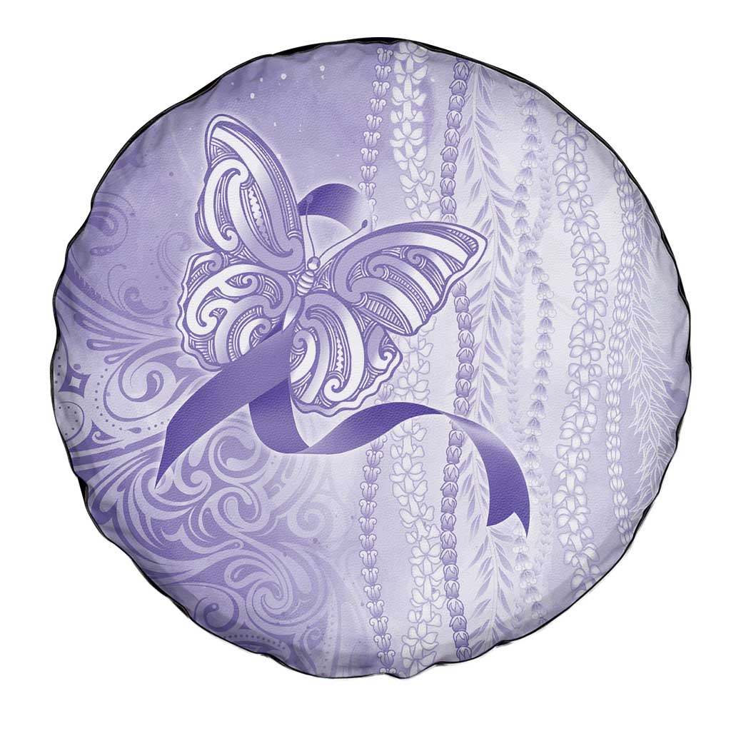 Epilepsy Awareness Spare Tire Cover Maile Pikake Lokelani Crown Flower Lei Inspired