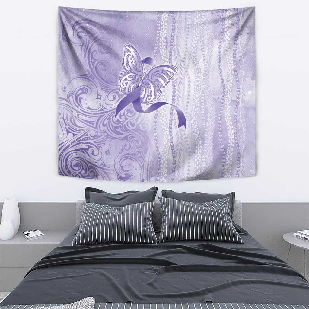 Epilepsy Awareness Tapestry Maile Pikake Lokelani Crown Flower Lei Inspired
