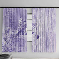 Epilepsy Awareness Window Curtain Maile Pikake Lokelani Crown Flower Lei Inspired