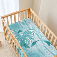 PTSD Support Baby Bed Cover Maile Pikake Lokelani Crown Flower Lei Inspired LT9 - Polynesian Pride