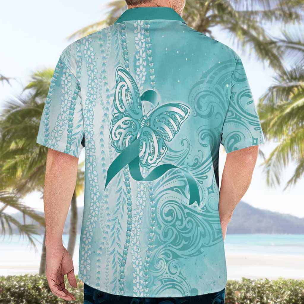 PTSD Awareness Hawaiian Shirt Maile Pikake Lokelani Crown Flower Lei Inspired