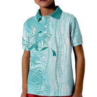 PTSD Awareness Kid Polo Shirt Maile Pikake Lokelani Crown Flower Lei Inspired