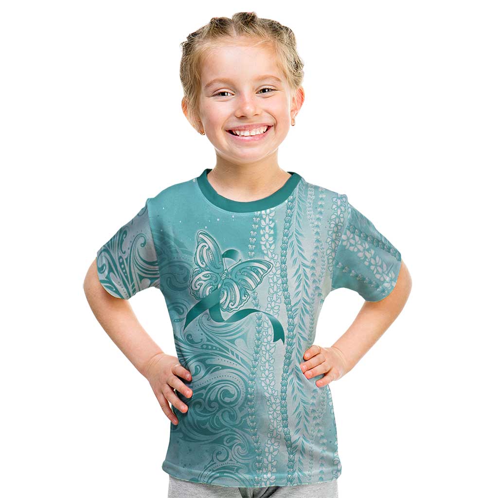 PTSD Awareness Kid T Shirt Maile Pikake Lokelani Crown Flower Lei Inspired