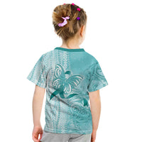 PTSD Awareness Kid T Shirt Maile Pikake Lokelani Crown Flower Lei Inspired