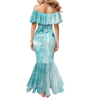 PTSD Awareness Mermaid Dress Maile Pikake Lokelani Crown Flower Lei Inspired