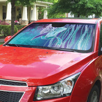 Suicide Prevention Awareness Auto Sun Shade Maile Pikake Lokelani Crown Flower Lei Inspired