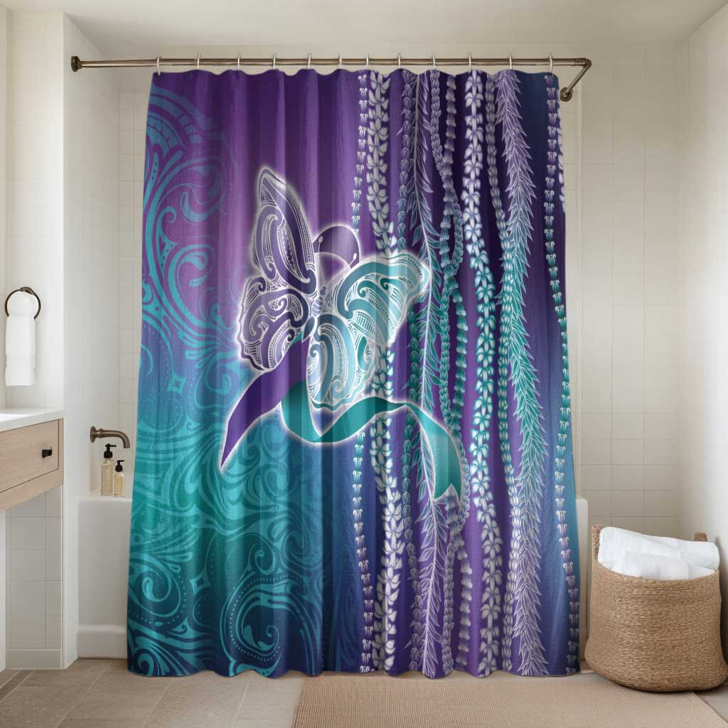 Suicide Prevention Awareness Bathroom Set Maile Pikake Lokelani Crown Flower Lei Inspired