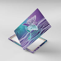 Suicide Prevention Awareness Canvas Wall Art Maile Pikake Lokelani Crown Flower Lei Inspired
