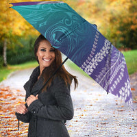 Suicide Prevention Awareness Umbrella Maile Pikake Lokelani Crown Flower Lei Inspired