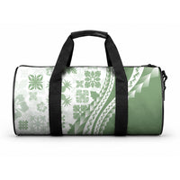 Green Hawaiian Quilt Pattern Duffle Bag Mixed Polynesian Tribal Arty LT9 One size Green - Polynesian Pride