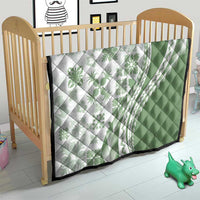 Green Hawaiian Quilt Pattern Quilt Mixed Polynesian Tribal Arty