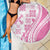 Pink Hawaiian Quilt Pattern Beach Blanket Mixed Polynesian Tribal Arty