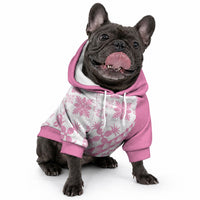 Pink Hawaiian Quilt Pattern Pet Hoodie Mixed Polynesian Tribal Arty LT9 - Polynesian Pride
